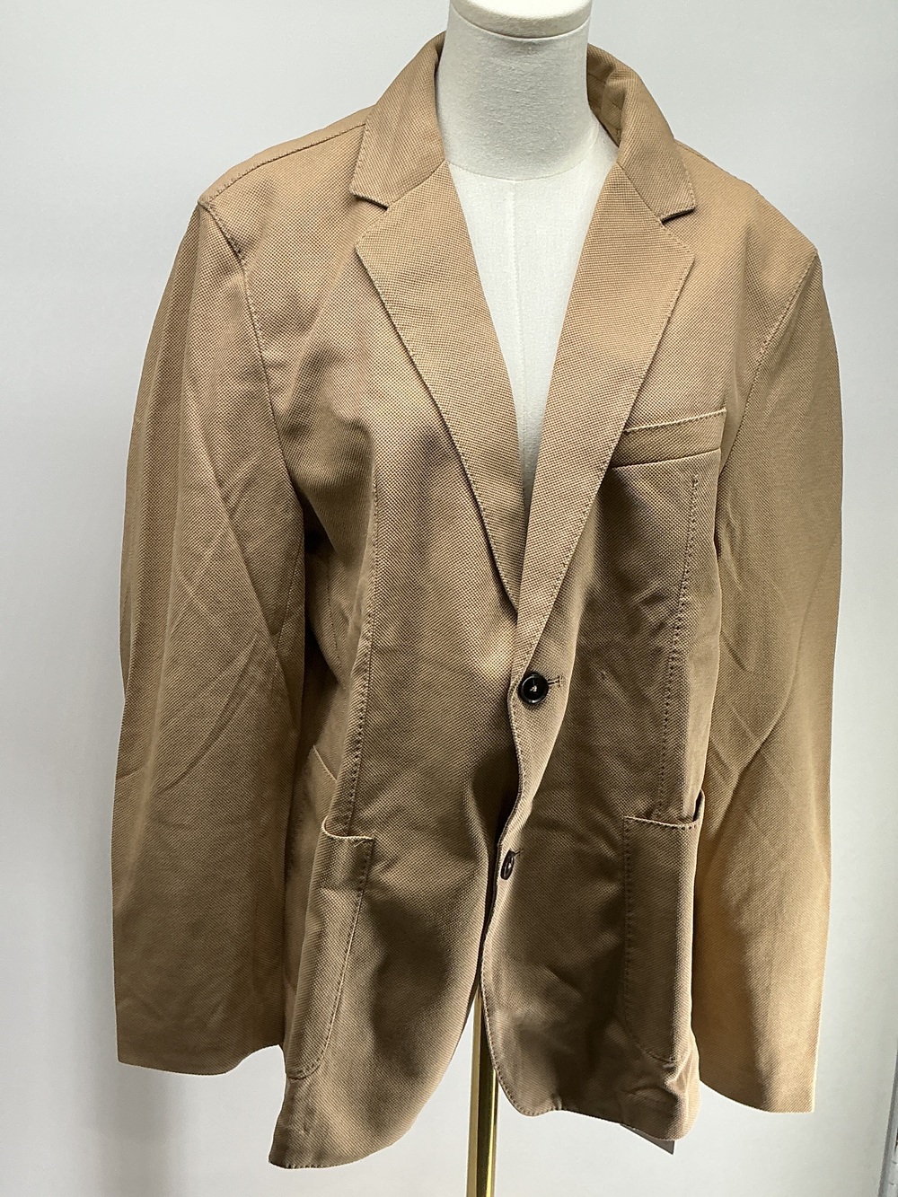 Cotton Pique Knit Blazer